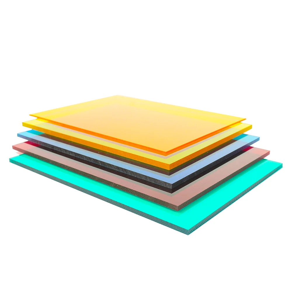 Low Price 1mm-12mm Flat Clear Hard Boards Panels PC Custom Multi-Colors Skylight Roof Polycarbonate Solid Sheet