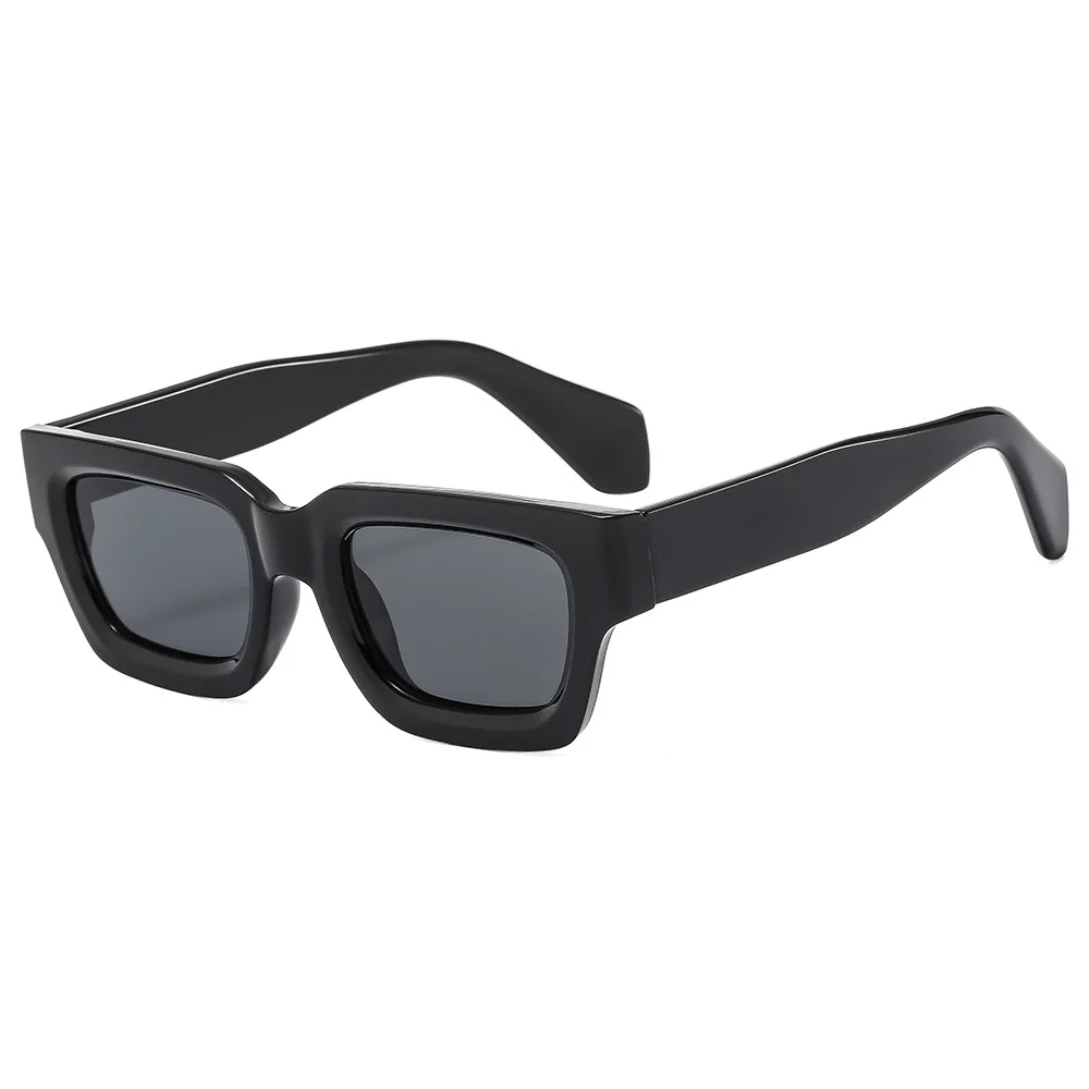 Selling Price Small Square Shaped Frame Wide In China Green Stylish Black Sunglasses Men Thick Black Frame Customised Glasses