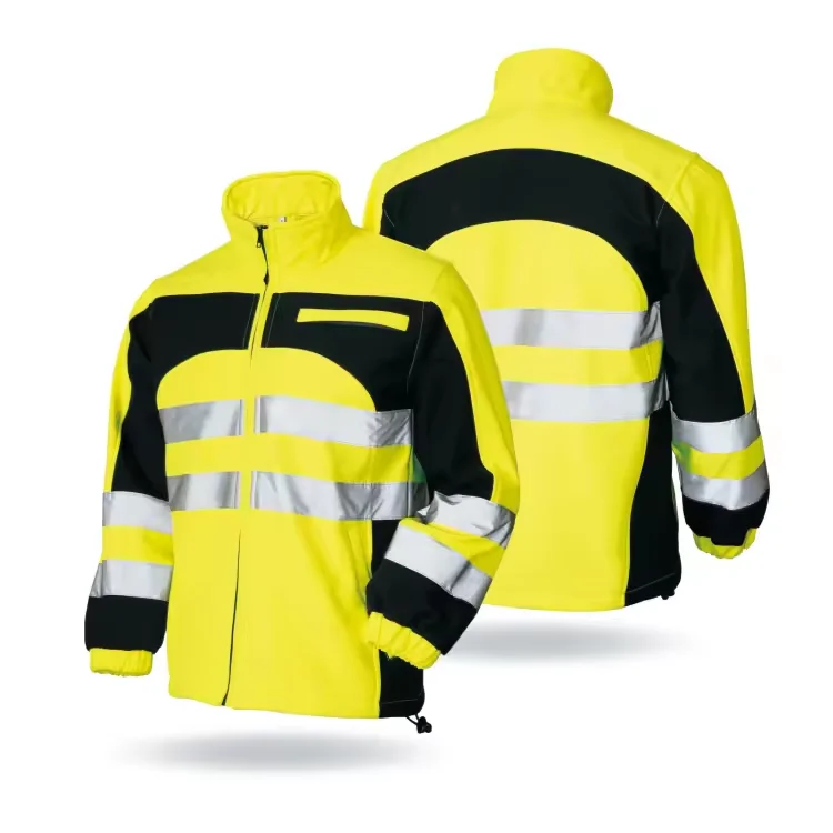 HCSF лидер продаж новый дизайн HI Vis водонепроницаемые/ветрозащитные мягкие защитные куртки светоотражающие рабочие со светоотражающей лентой