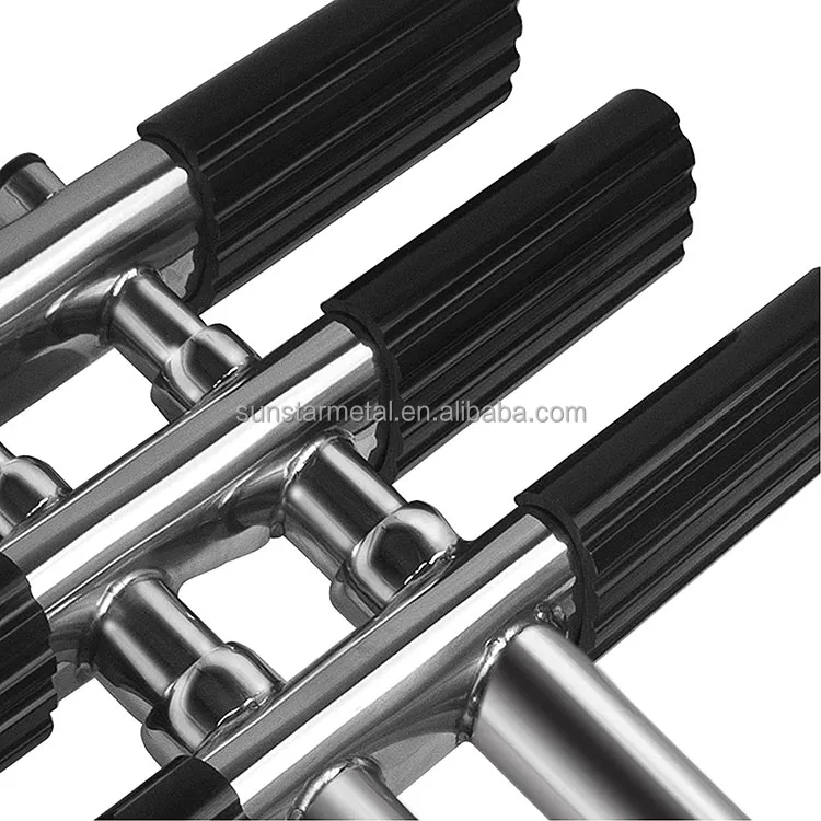 3 шага телескопическая лодка нержавеющая спускатель затвора! Падение морской двойной вертикальный погружения лестница понтон