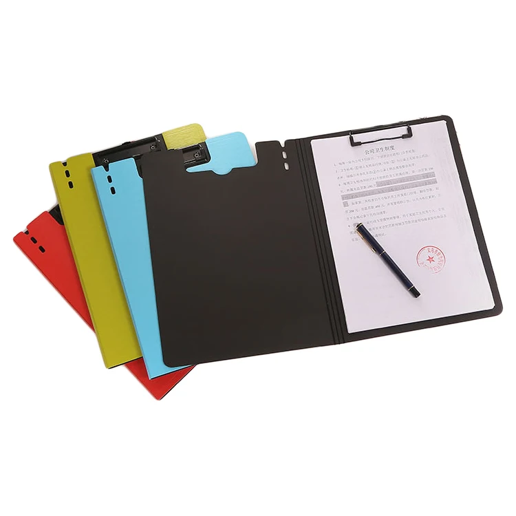 Оптовая продажа медсестринский водонепроницаемый складной алюминиевый держатель для хранения металлический бумаги формата А4 на заказ