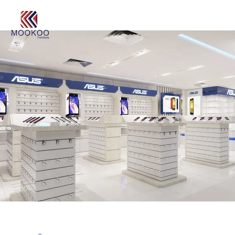 ASUS Mobile Phone Shop Display Counter Accessories Wall Kiosk Showcase
