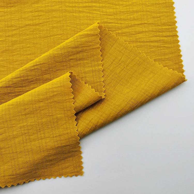 Muslim Clothing Fabric Woven Dobby Airflow Cey Plain Dyed 100% Polyester Twill Effect Fabric