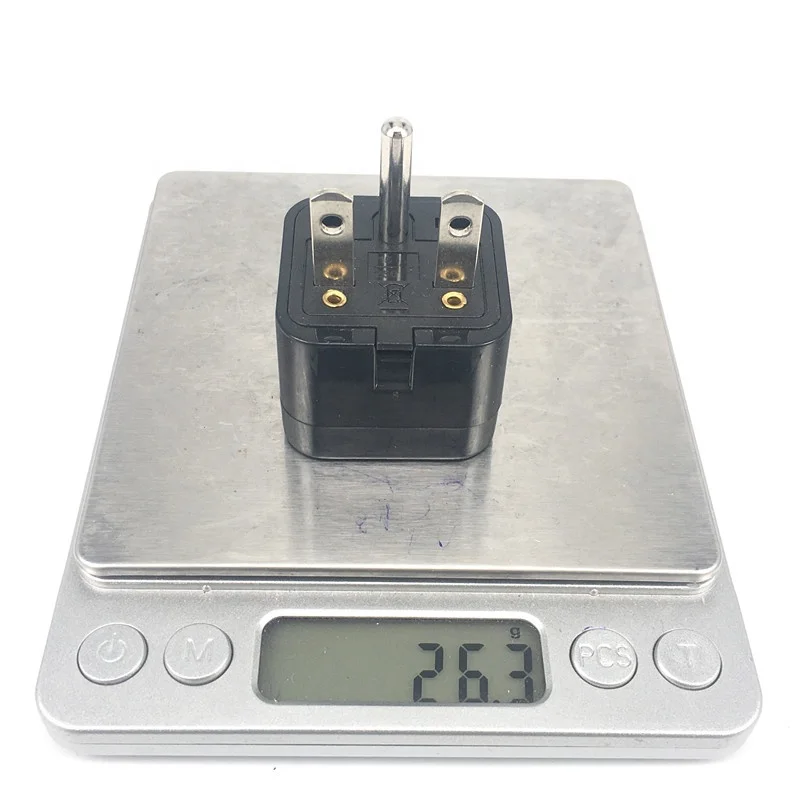 Wholesale Black White NEMA 6-15P 250v 15a copper Universal america Grounded 3 Pin AC Plug US Canada japan Adapter Travel