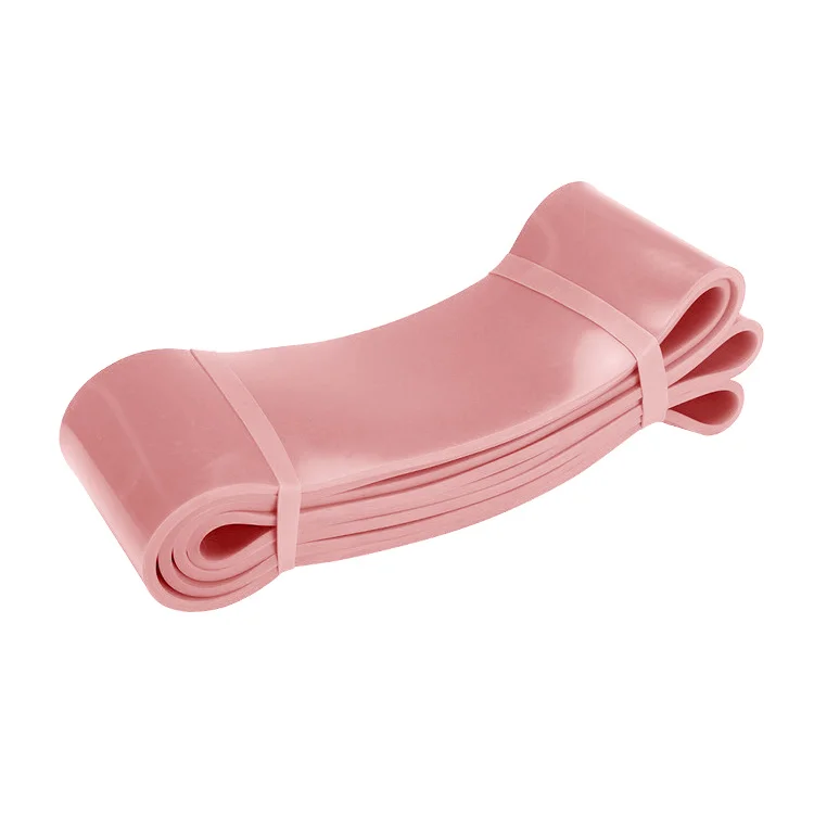Hot sale custom elastic strength color pull up set pull up long band natural latex resistance bands for outdoor gym