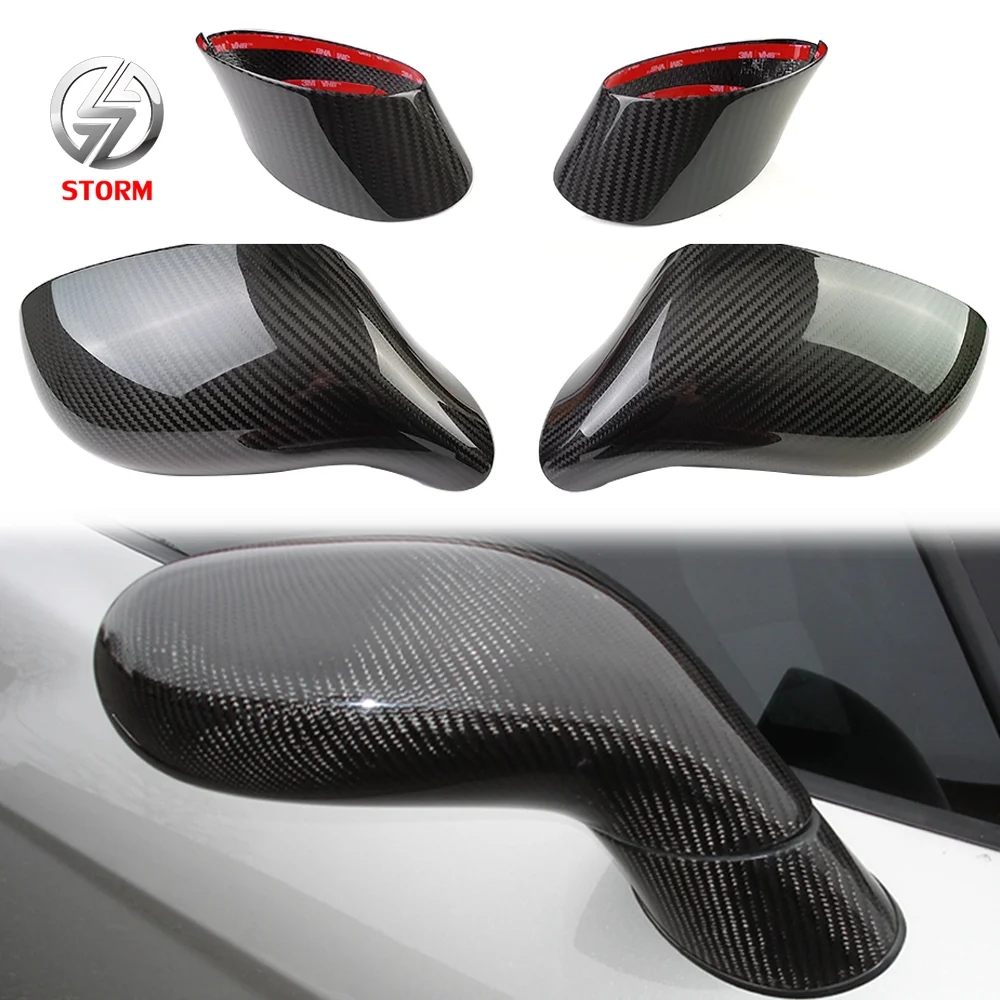 Wholesale Car Exterior Accessories Prepreg / Dry Carbon Fiber Side Mirror Cover For Chevrolet Corvette C6 2019-ON