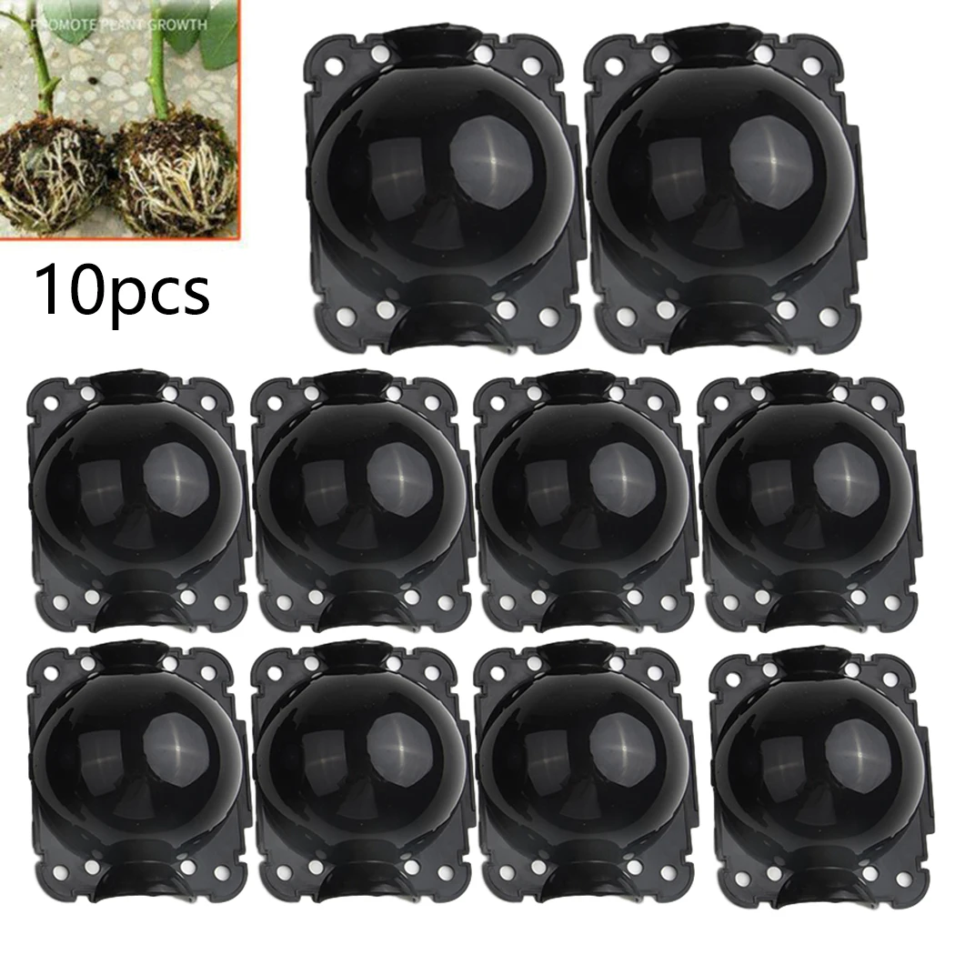 10pcs/pack Plant Rooting Equipment High Pressure Propagation Ball Graft Box Breeding Case For Garden Graft Box Sapling