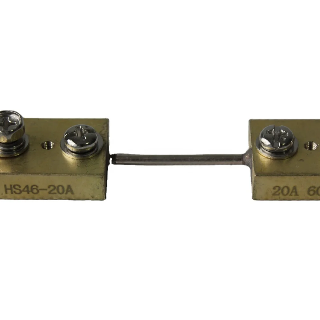 20A/60mV Copper Shunt for Analog Ammeter