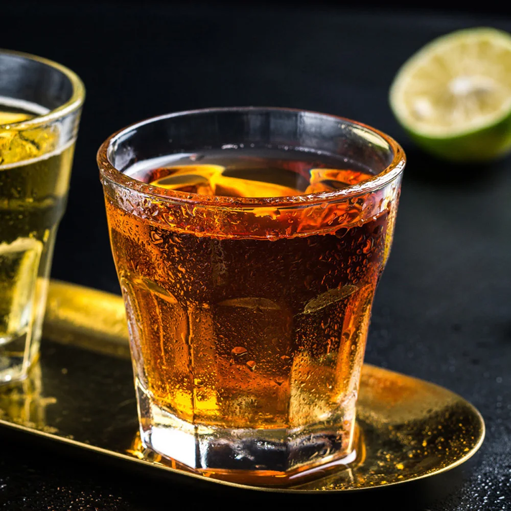 Wholesale Logo Custom Unbreakable Beer Glass Cup Short Gibraltar 4 oz Shot Glasses Whiskey Glass for Bar