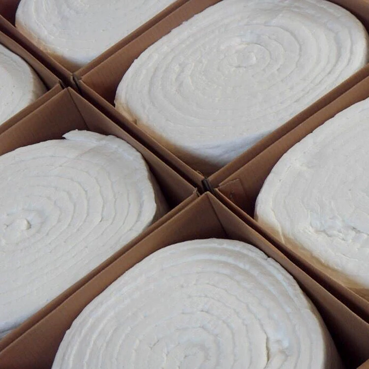 Aluminum silicate ceramic cotton fiber blanket heat-insulated insulated needle-punched blanket