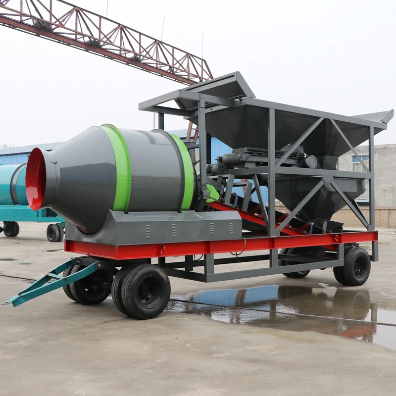 Stationary Asphalt Mixing Plant JZM750 Hot Asphalt Mix Plant Mini Movable Ready Mix Batching Plant