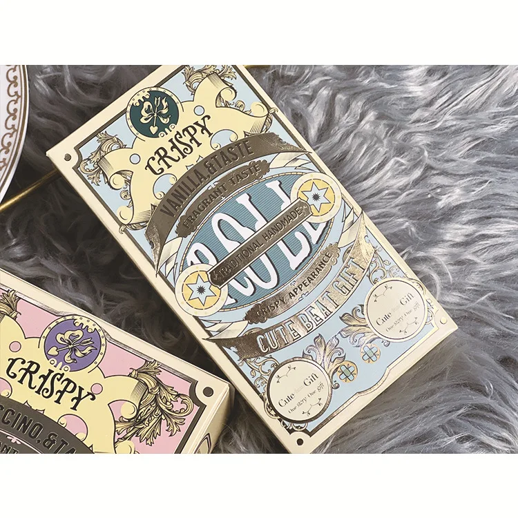 Custom recycled Snacke Cookie Chocolate Bar Packaging Paper Box For Tea Bag Loaf Pan Bakery Cake Sweet