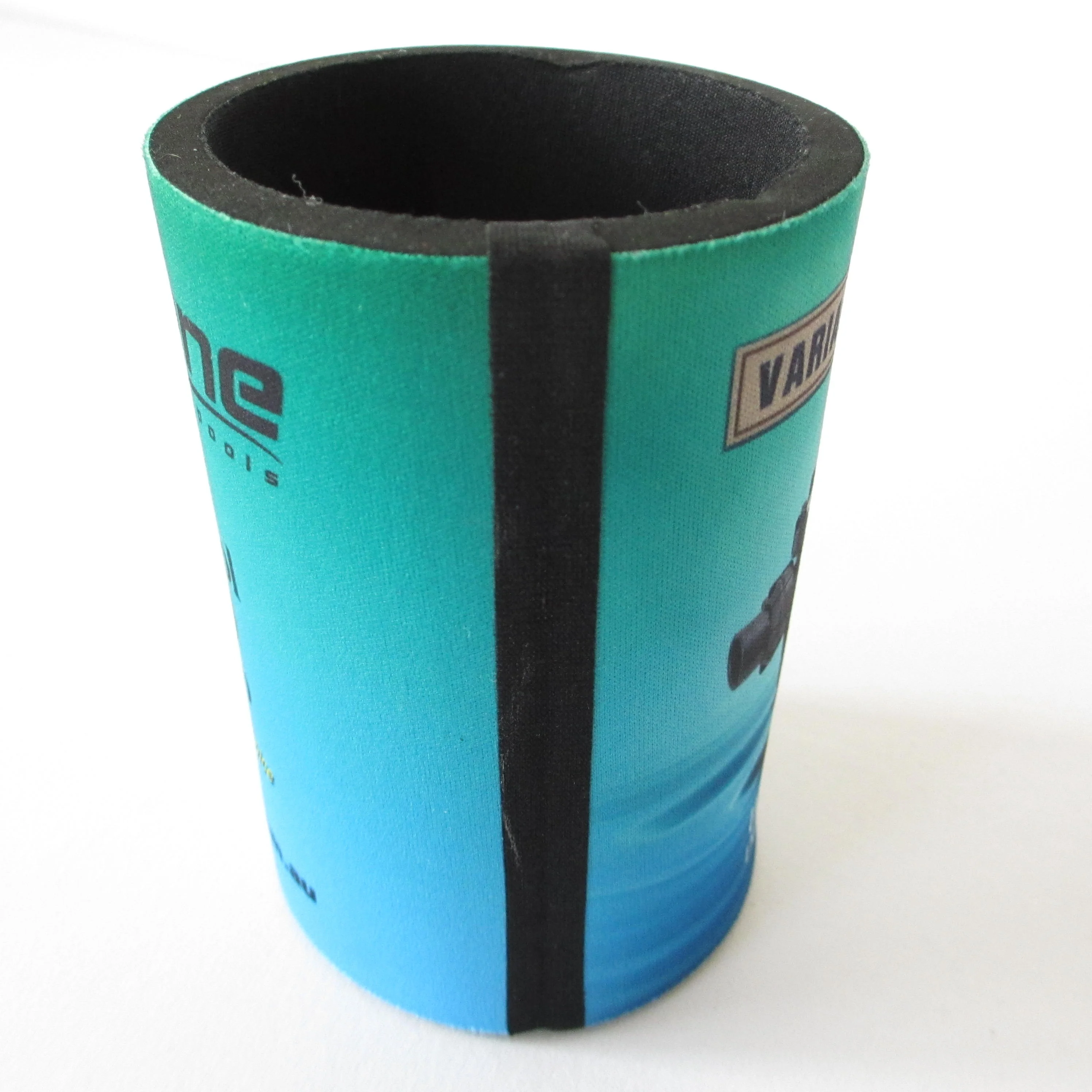hot selling customized sublimation stubby holder with sealing by heated tape on the seam
