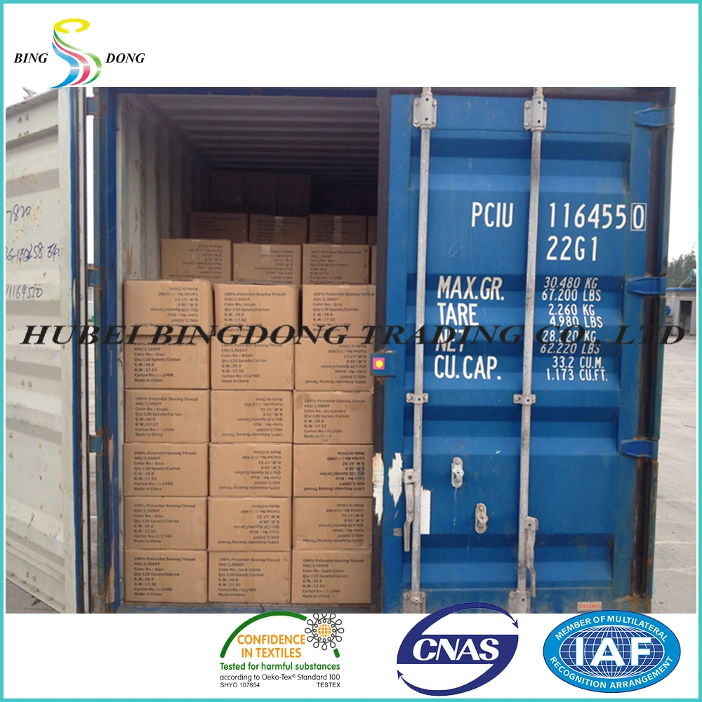 Polyester Yarn Spun Sewing Wholesale 100% Virgin Spun Polyester Customized Plastic Cone or Paper Cone Raw Pattern Polyester Yarn