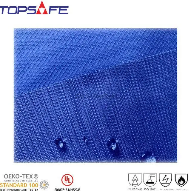 
180gsm 200gsm Modacrylic fabric ProSplash-PU Lamination 250gsm 280gsm 300gsm Modacrylic chemic al proof Industry fabric 