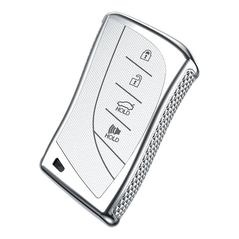 Factory Wholesale Aluminum Alloy Leather Car Key Fob Case for Lexus CT200h 300h IS250 Protective Metal Car Key Cover