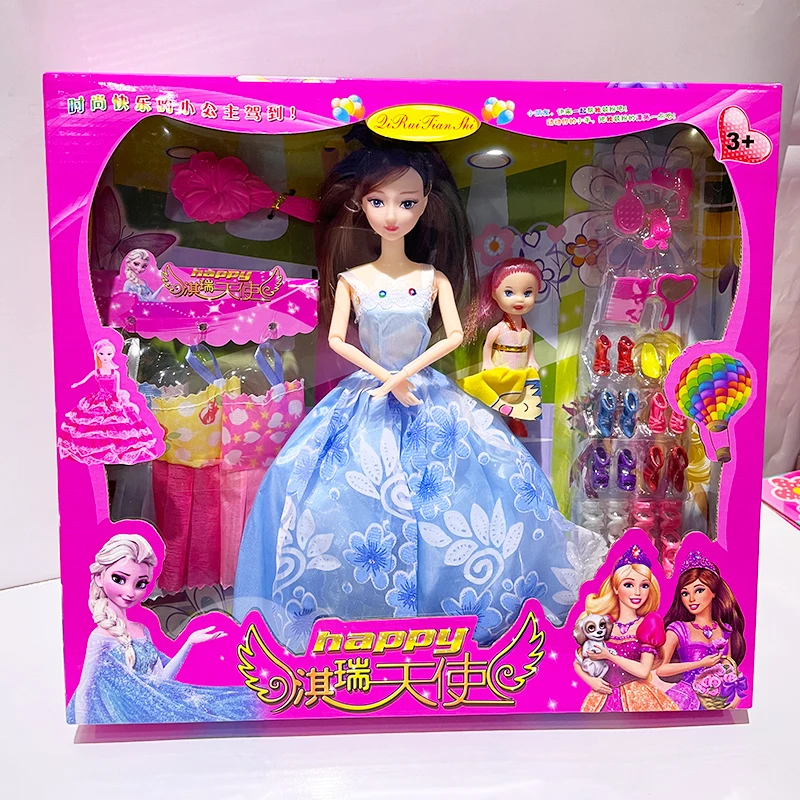 Fashion Princess Girl Toy Mini Doll or Dressing Clothes, Shoes Accessories Princess Doll Girl