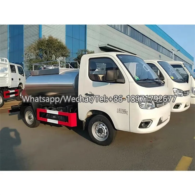Foton небольшой грузовик для перевозки свежего молока из нержавеющей стали