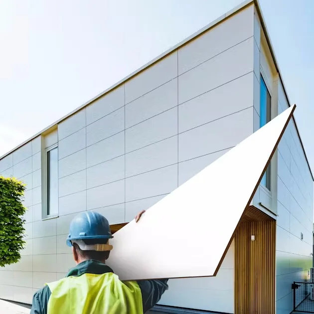 Aluminum Composite Panel Exterior Wall Panel Project Custom Aluminum Facade Panel