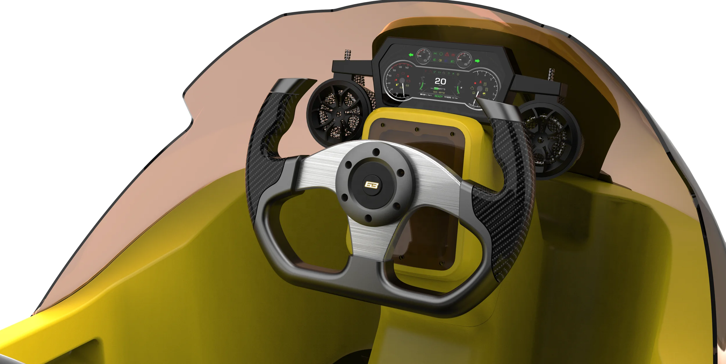 Dinghy High speed 55km/h  Electric Yacht lithium battery powered Mini Electric Sailing Boat