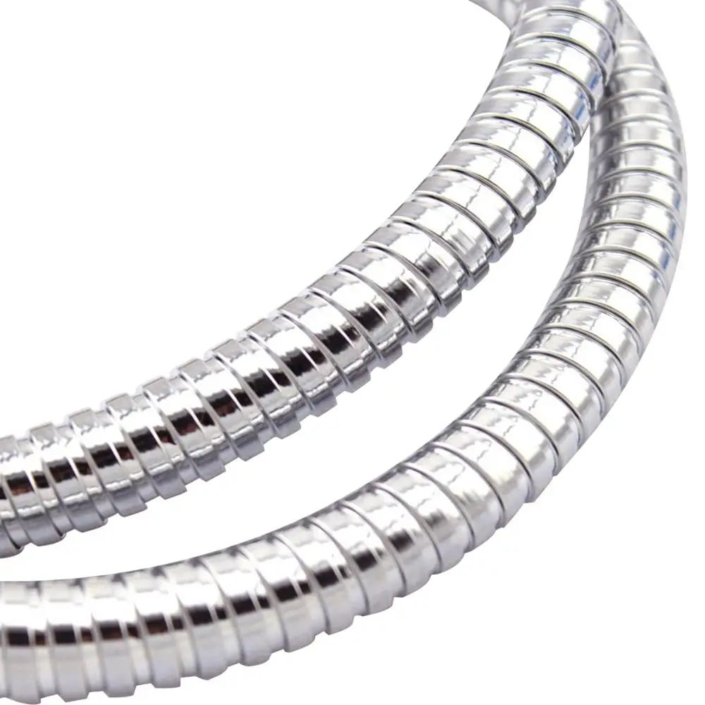 Hose Manufacturer 1.5 M Bathroom Accessories Flexible Stainless Steel Metal Corrugated Spiral Shower Water Pipe Hose