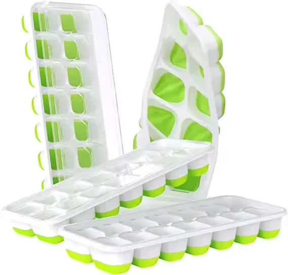 Home use popular silicon ice cube mould maker Silicone 14 Ice Cube molds silicone ice pop mold