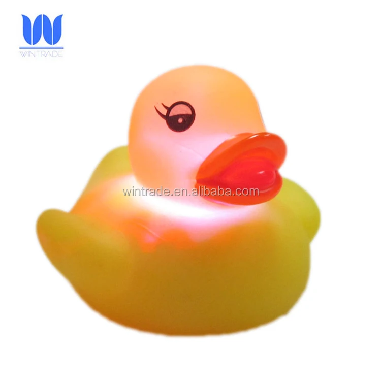 BSCI Certificated Custom Made Vinyl Light Up Bath Toy for Kids
