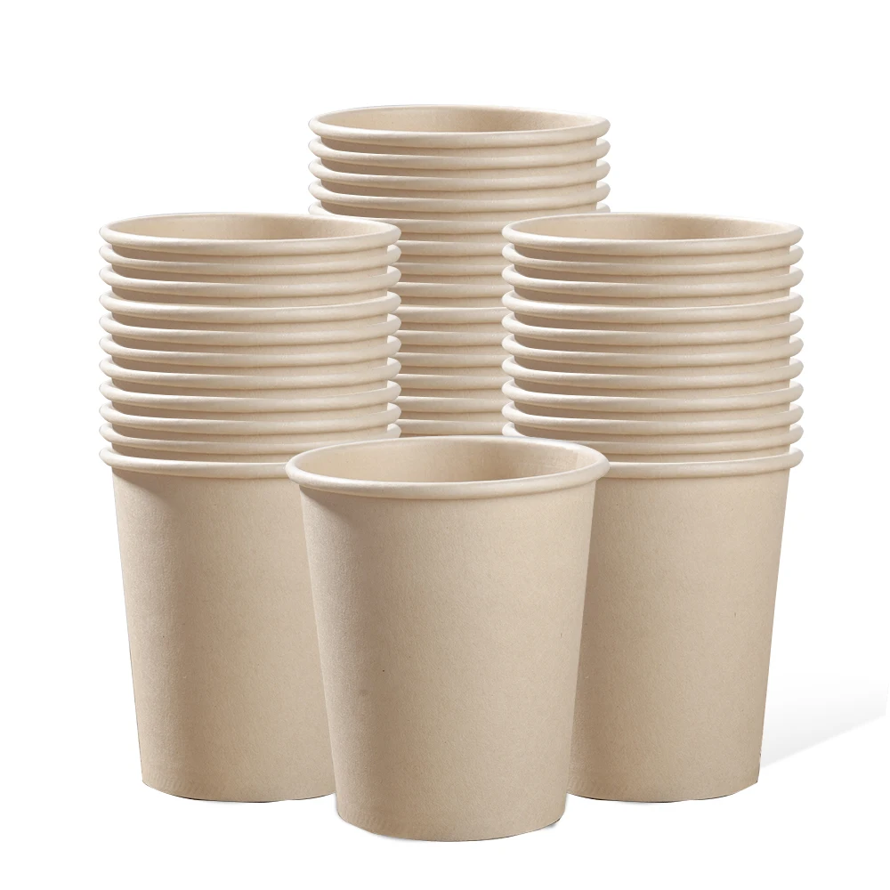 Fashion Eco-Friendly Fiber Eco Friendly Biodegradable Cups China Disposable Lid 16Oz Bamboo Paper Coffee Cup