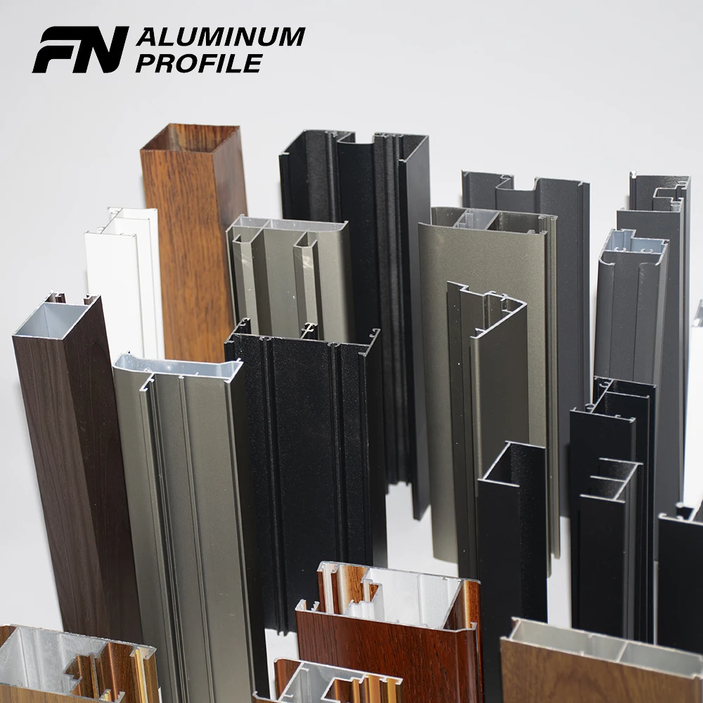 Foshan Factory Custom Aluminium Extrusion Perfiles De Aluminio Aluminum Profiles Aluminum Window Profiles