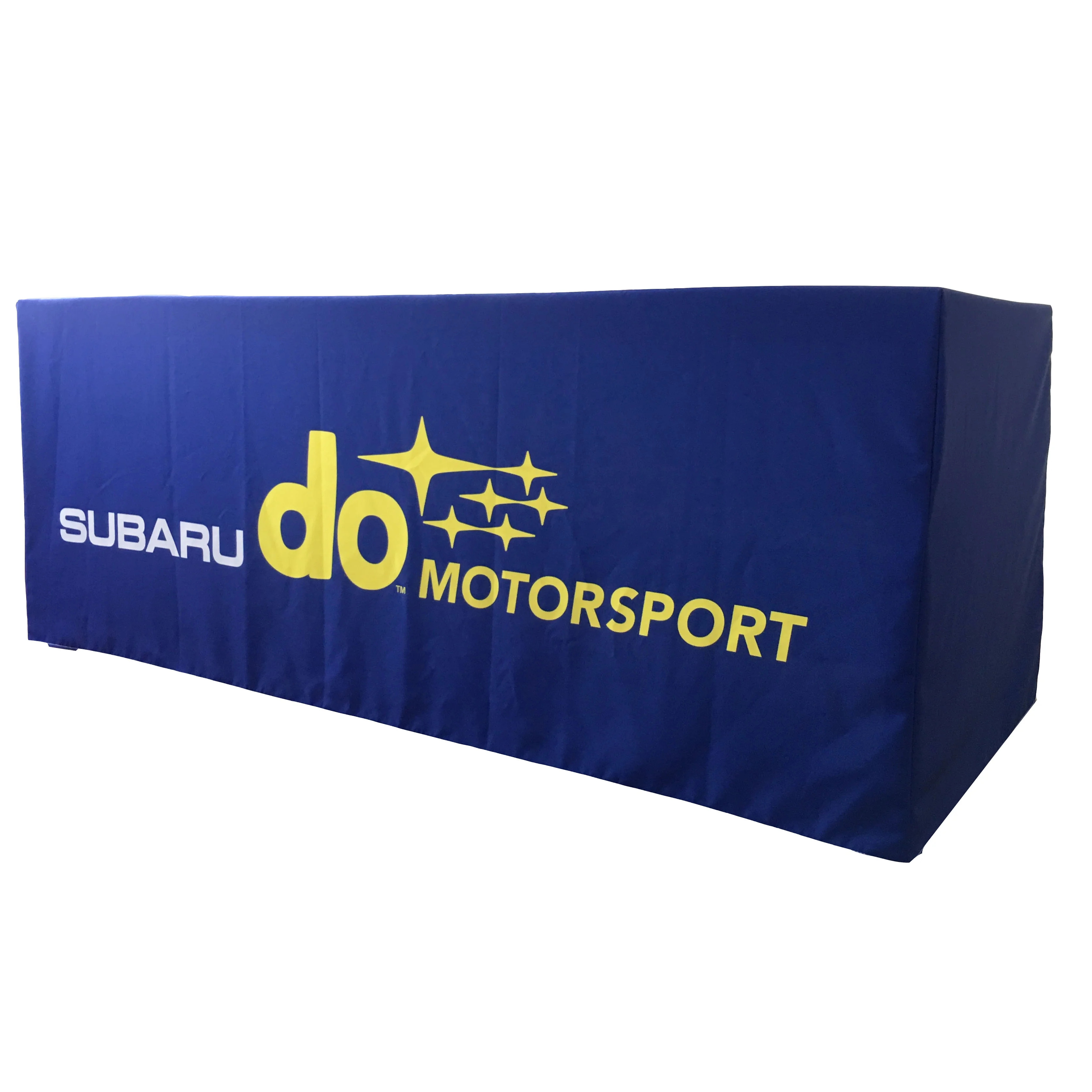 Trade Show Fabric Printed Table Cloth Advertising Customized Table Cover With Your Logo