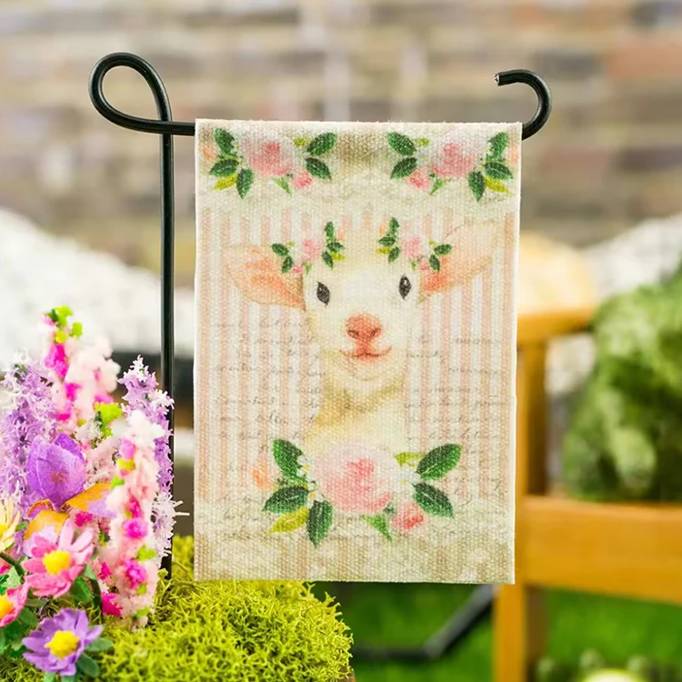 Wholesale waterproof christmas winter garden snowman flag,christmas winter garden flag,garden flag winter