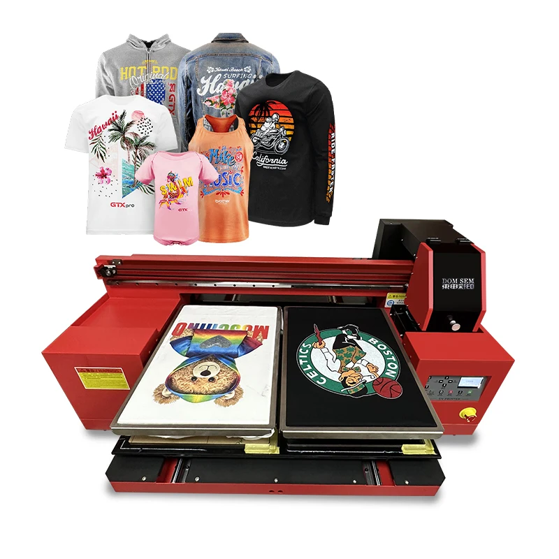 DOMSEM Direct To Garment Printing Machine Dtg T-shirt Digital Printer For Clothes Customization