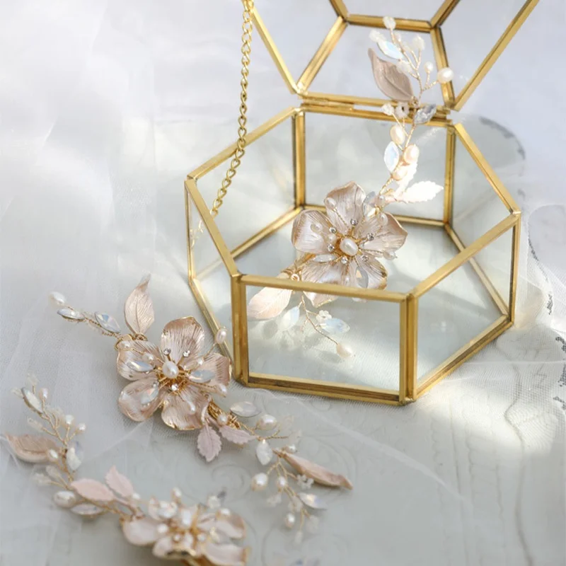 Wedding Hair Piece Freshwater Pearls Hair Clip Bridal Headpiece Hair Accessories Women Ornaments