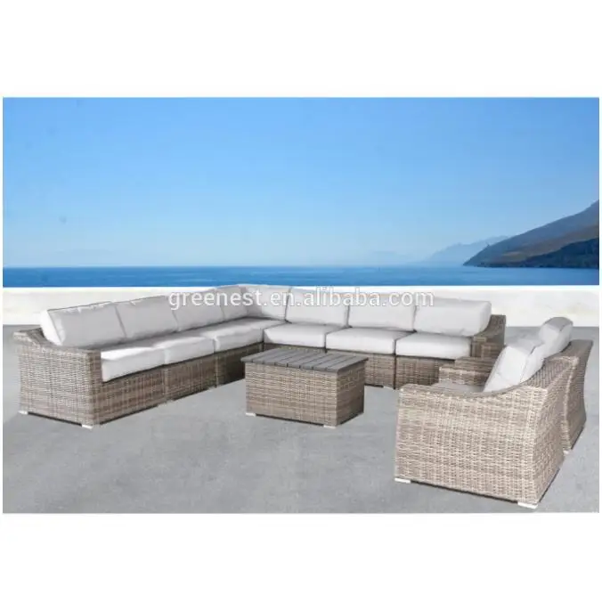 outdoor patio rattan furniture set new l shaped sofa designs