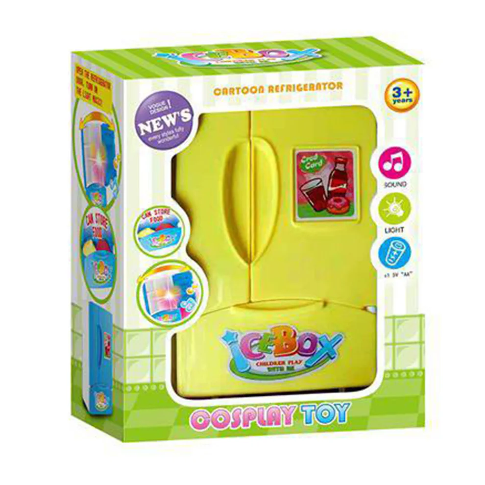 Mini Refrigerator Toy For Kids Kitchen Set Refrigerator Toy With Music