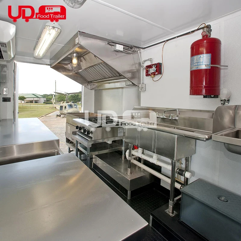 UrDream 2024 New Outdoor Kitchen Fast Mobile Food Cart America Electric Food Truck With Full Kitchen