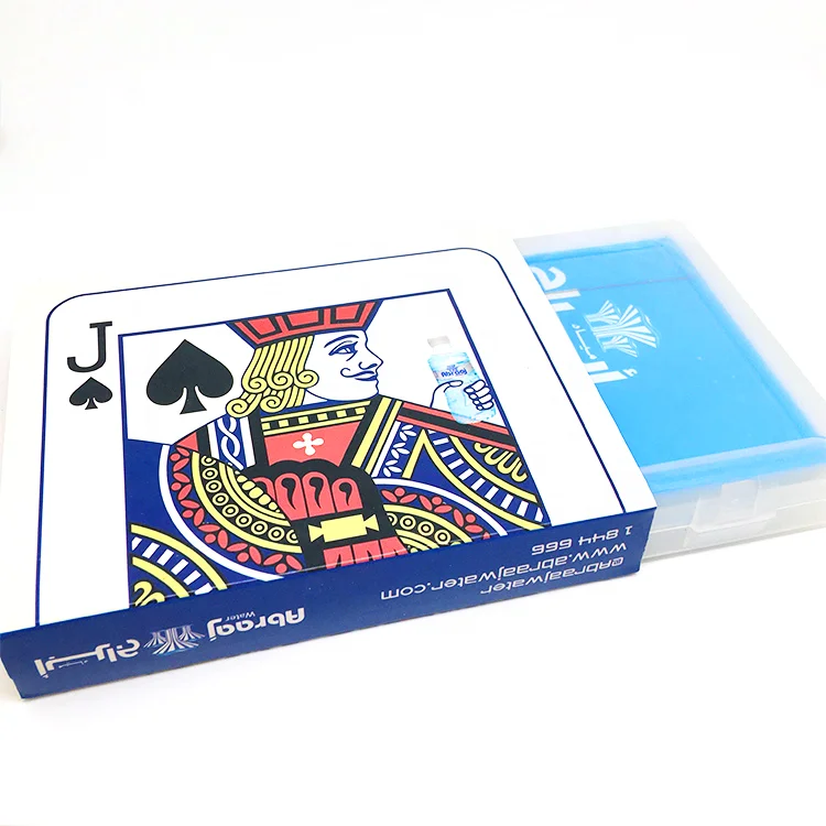 Transparent Waterproof Customized Design Poker Plastic Playing Cards Box For Promotion