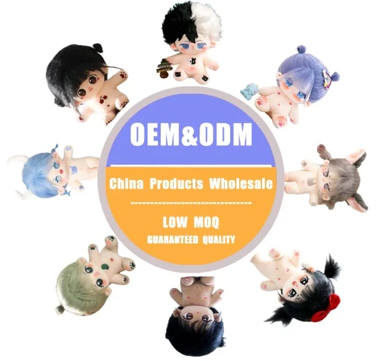 Promotion stuffed Plush Toy Peluche Manufacturer Custom Logo Plushie Soft Plush Human Doll Mascot