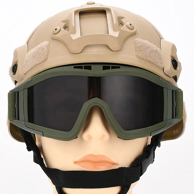 Wholesale Tactical Goggles Outdoor Desert Locust Windproof Anti-fall Special Tactical Glasses Hunting For Men
