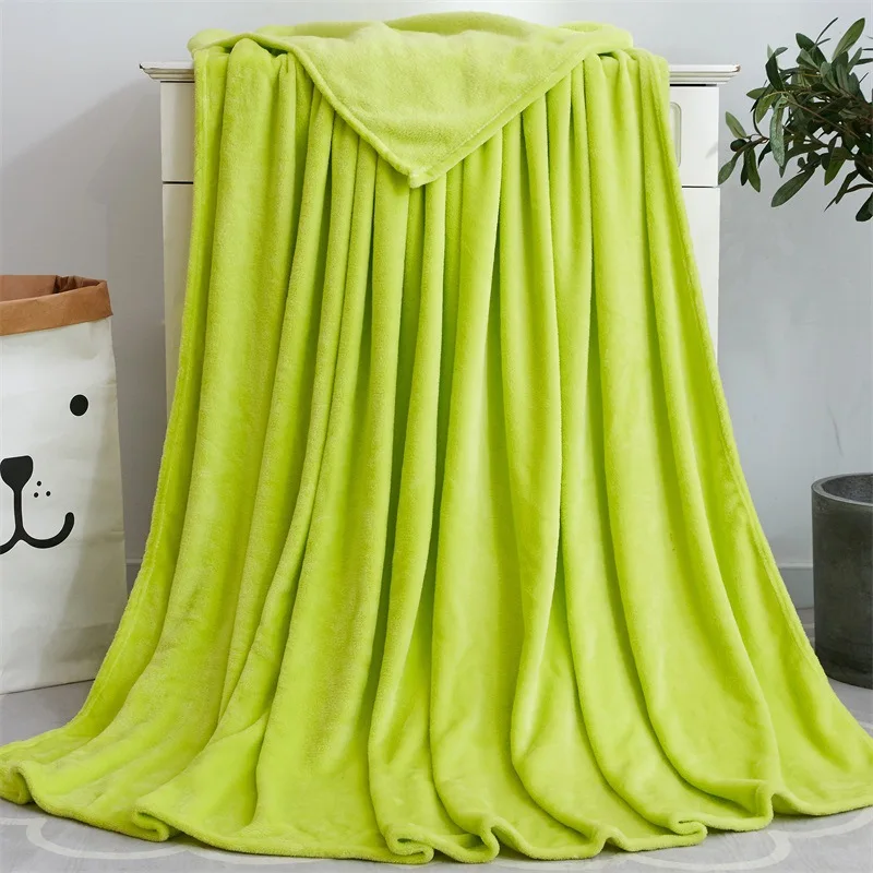 Beauty Flannel Fleece  Bedding Blanket  Wholesale Folding Blanket