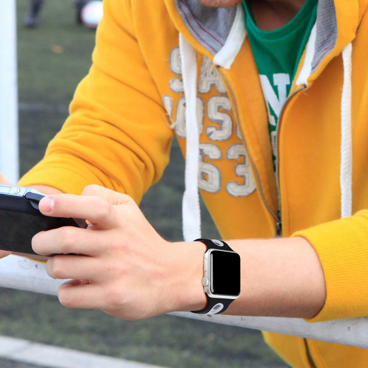  Ремешок силиконовый для Apple Watch band 5 4 3 2 1 цветной браслет-петля