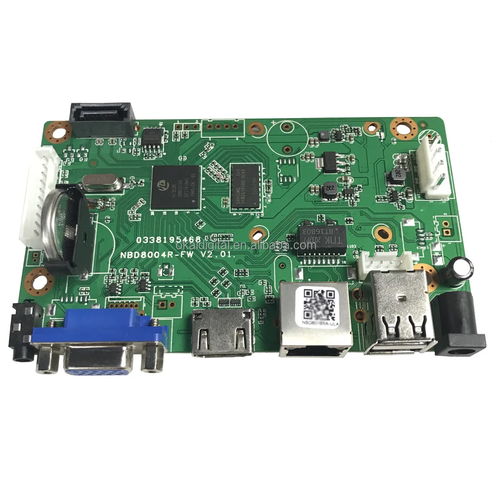 Professional Manufacture Attractive Price 5MP 8 Channel Nvr Cctv Pcb Boards
