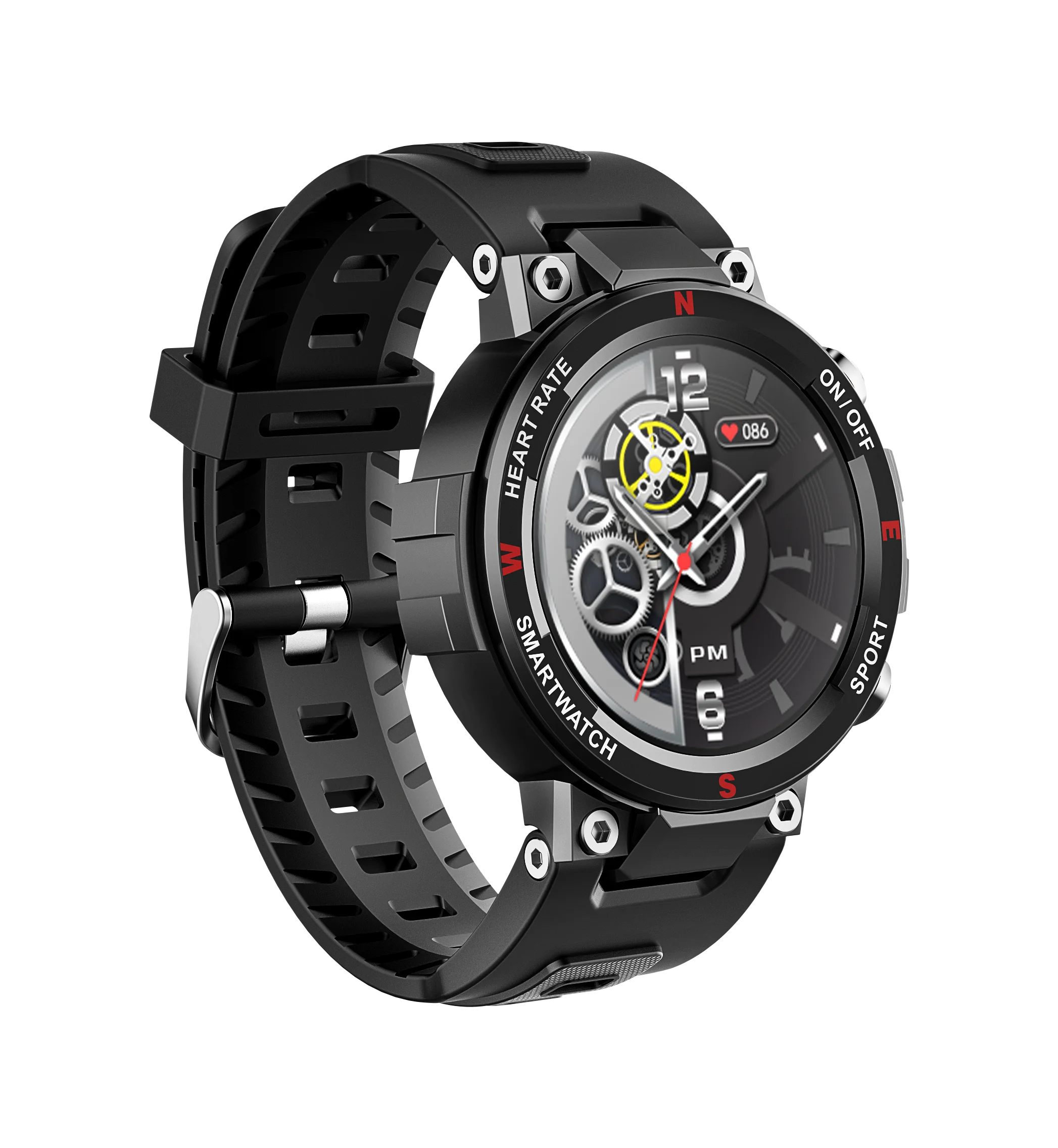 Hybrid Smart Watch With Heart Rate Blood Pressure and Blood Oxygen Waterproof IP68 Long Battery For Mobile Phones