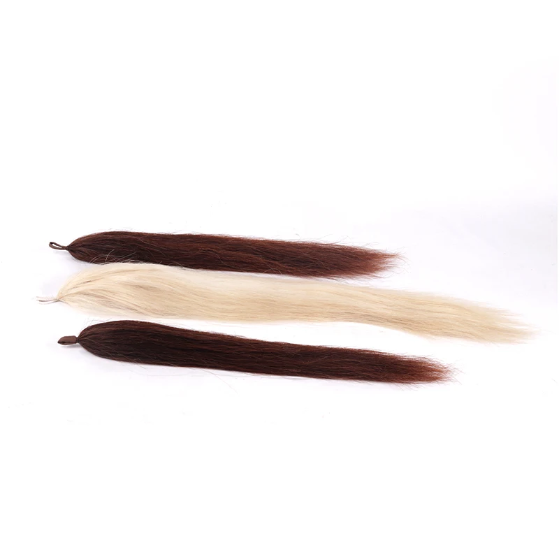 Horse  tail extension, Double 340g 70cm False Tails Natural Black