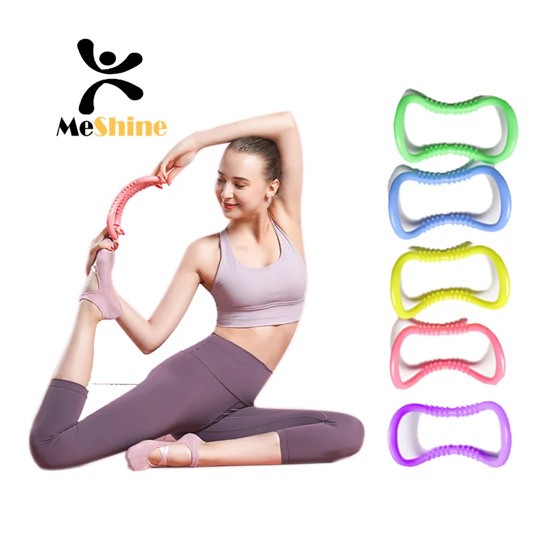 Кольцо для йоги, пилатеса, тренировочное кольцо, мягкое кольцо для фитнеса, для упражнений, растягивания, домашних тренировок, тренажерного зала, тренировочное сопротивление