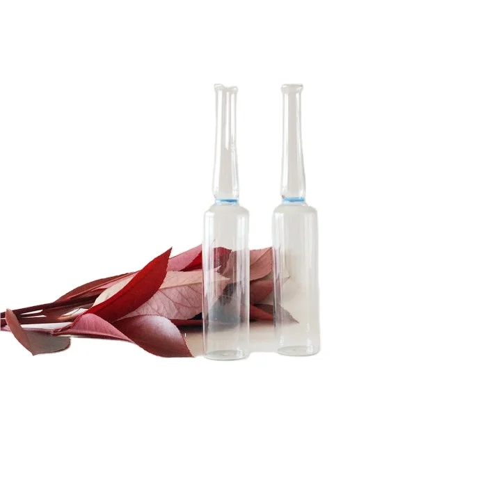 Clear borosilicate glass ampoules with OPC and CBR for Medical injection glass bottle