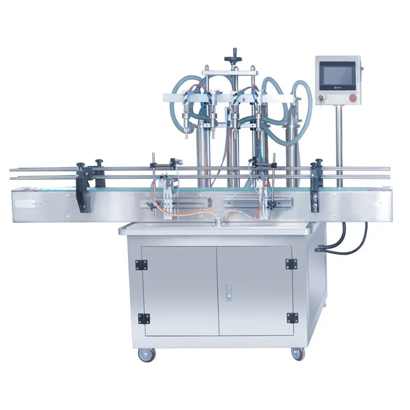 High Output Automatic Four Head 6 heads 8 heads Liquid Bottle Filling Machine