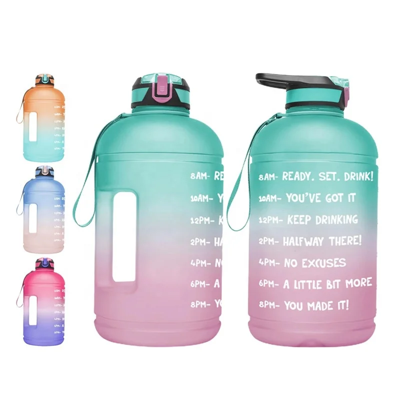 Hot Sell  1 Gallon 128OZ Leakproof BPA Free Drinking Sports Water Bottle Large Capacity Gym Sports water Bottles