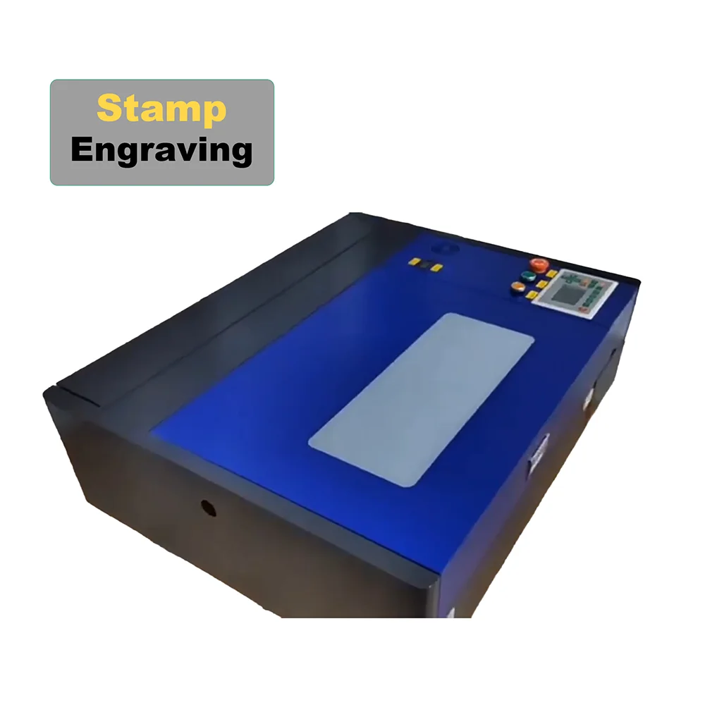 3020 40W 50W desktop mini Co2 laser stamp Engraving Machine  CO2 lazer engraver to make rubber stamps