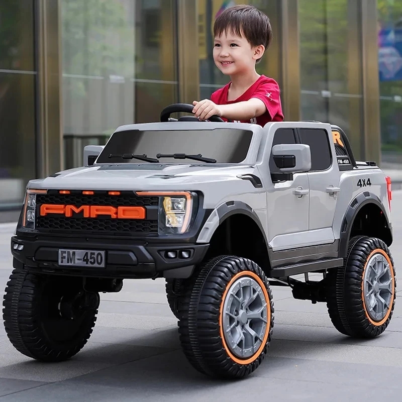 Hot sales newest model double door battery powered cars electric ride on cars to drive 12V for kids remote control car toy